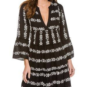 Elan black boho sundress